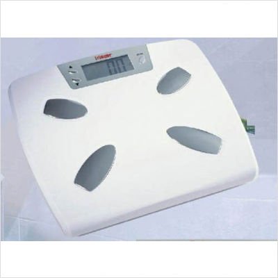 Trimmer Báscula de grasa corporal blanca con plataforma extra grande