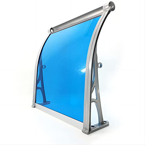 Toldo impermeable para ventana y puerta delantera de diseño curvado