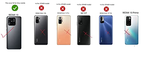 Image of COVERBLACK Silicone Back Cover for REDMI 10 - Transparent