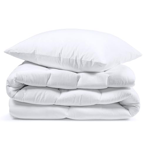 Ganzjahresdecke Bettdecke Set: 1 Stück 135x200 + 1 Stück 80x80 cm - Bettdecken Duvet Bett Decke Steppdecke Schlafdecke Steppbettdecke Quilt mit...