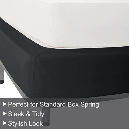 N&Y HOME Box Spring Cover, Sleek Alternative for Bed Skirts, Wrap