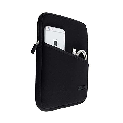 Shockproof 8 Inch Tablet Sleeve Case Bag for Samsung Galaxy Tab A7 Lite 8.7, Tab A 8.0, Tab 3 8.0, Tab 4 7.0, Tab E 8.0 / Fire 7, Fire HD 8 / Kids Tablet 7 / 7.9 iPad Mini 6, 5, 4 (7-8.7", Black)