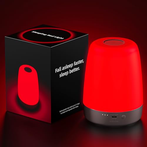XKETA 670nm Red Night Light: Natural Promoting Melatonin for Faster
