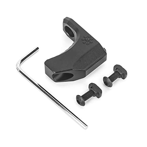 SBGJMY Mini Tactical Mlok Keymod hand stop Aluminum Front Grip for Keymod and Mlok Handguard System, Black