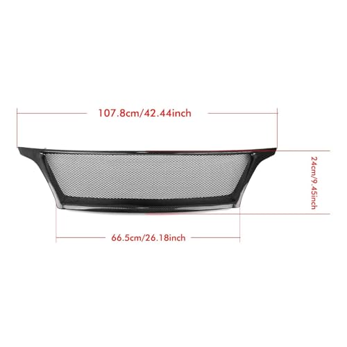Grille ventilation avant Lexus RX270 capot pare-chocs maille nid abeille carbone 09-12
