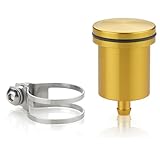 CT015G Rhizoma CT015G Bremsflüssigkeitsbehälter hinten 12 cm3 Gold kompatibel mit Kawasaki Z 300 ABS 2015 mototopgun