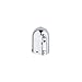 Produktbild GROHE Absperrgriff mit Spartaste (Original Ersatzteil, Langlebig, Robust, Herstellergarantie: 5 Jahre, Passgenau), Chrom, 47353000