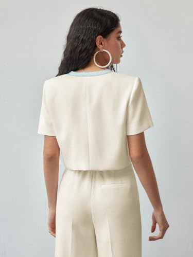 Chic Apricot Womens Casual Coat: Your Perfect Fall-Winter Companion in Small Size - Image 4