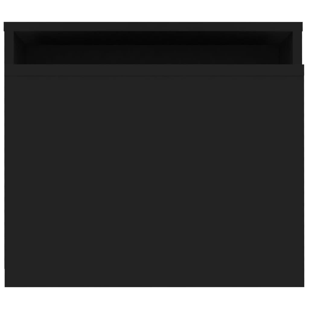 vidaXL - Couchtische - Couchtisch-Set Schwarz 100x48x40 cm Spanplatte