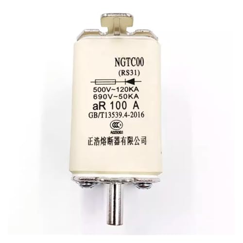 Fusible céramique NGTC00RS31 50A composant tableau électrique triphasé