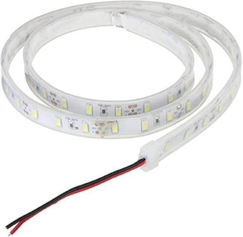 Tira LED de silicona 1M 5630 SMD luz blanca fría 12V miniatura 7