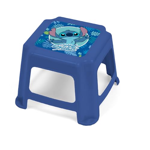 ARDITEX WD16138 Tabouret en plastique de 27 x 27 x 21 cm de Disney-Lilo & Stitch