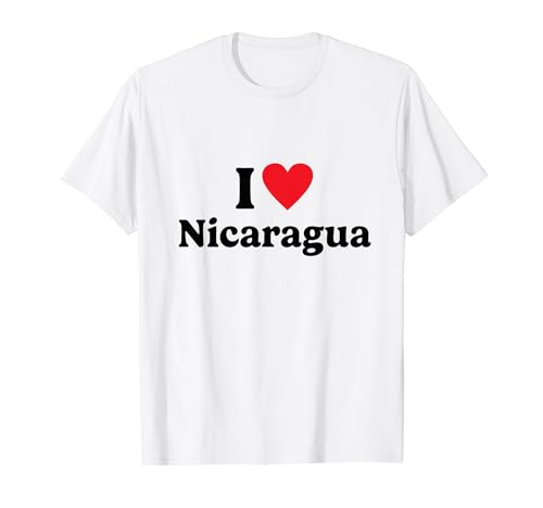 I love nicaragua maglietta