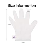 Epielle Moisturizing Hand Mask 6 Pairs, Deep Moisturizing Gloves for Dry, Cracked Hands, Self Care Gifts for Women, Spa Kit, Stocking Stuffers, Thanksgiving Essentials - Image 5