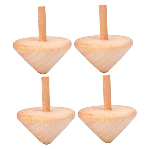 WOONEKY Gyro Playthings Boys and Girls Wooden Spinning Top Toy Gyroroscope Toy Boys and Girls