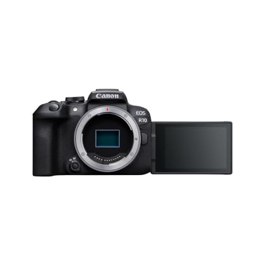 Canon EOS R10 Kamera spiegellos (Hybridkamera, DSLR Upgrade, 15 B/s, 4K Videos, Dual Pixel CMOS AF II Fokussystem, WLAN) schwarz