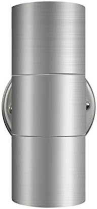 DoRight LED Outdoor Wall Light Up Down Outside Lighting Stainless Steel Up/Down Security Wall Light IP65 Waterproof Wall Spot Light, Included 2X LED Bulb GU10 5W Cool White 6000K