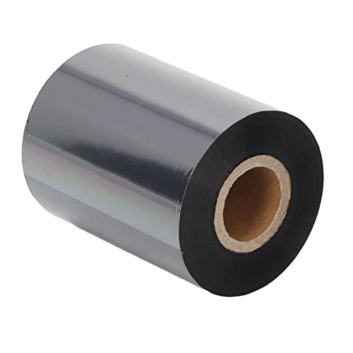 Label Ribbon, Black Thermal Transfer Ribbon Resin, Thermal Transfer Ribbon Compatible for TSC, for Argox, for, for 110mm*300m, Impact Printer Ribbons (80mm*300m)