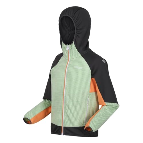 Childrens/Kids Prenton II Hooded Soft Shell Jacket (9-10 Years) (Quiet Green/Seal Grey)3