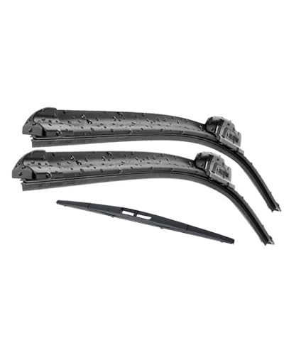 Essuie-glaces Suzuki Swift 2004-2010 : kit avant et arrière 21+18+10 pouces