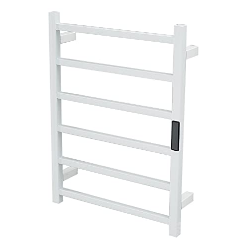 ZQFIDFYR Towel Warmer/Heated Towel Rack Radiator, Wall-Mounted Heated Towel Rail Bathroom Ladder Radiator Heated Towel Bar for Bathroom (Hardwired)