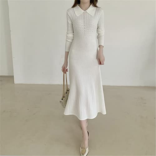 Robe taille haute blanche en taille unique pour sublimer la silhouette - 2