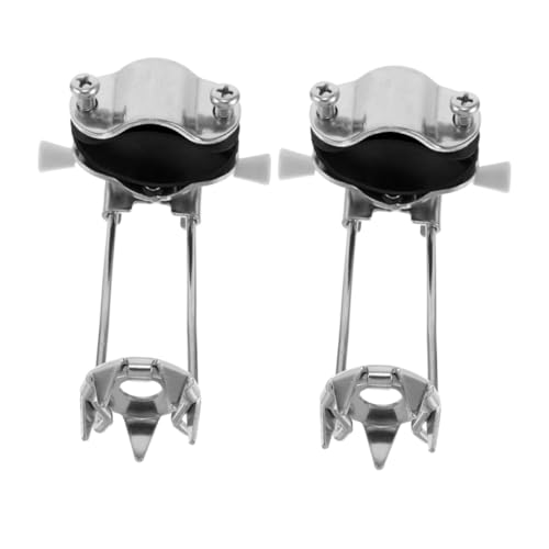 BESPORTBLE 5 Juegos Muletas Y Crampones Equipo De Invierno Cebo Cebo Accesorios para Bastón Accesorios De Senderismo Crampones contra El Deslizamiento Picos De Escalada Black 2 Piezas * 5