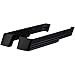 Cycle Smiths Flat Black Billet Saddlebag Extensions with No Cut-Out 202-SB-14