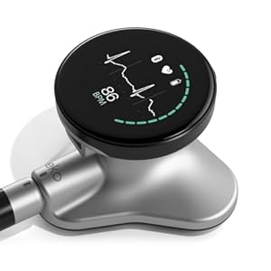 Eko CORE 500™ Digital Stethoscope — The pinnacle of digital stethoscope technology, combining TrueSound™ audio with 3-lead ECG and a full-color display, Silver Chestpiece, COR501