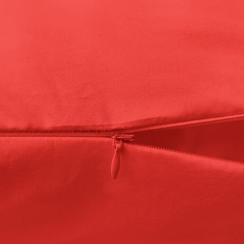 Image of Elegant Comfort Luxury Ultra-Soft 1-Piece Body Pillowcase - 1500 Premium Hotel Quality Microfiber Double Brushed - Wrinkle Resistant, Body Pillowcase Size, Red