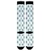 GuoChe Fashion Cute Socks for Men And Women Knee High Comprion Socks Support for Sport Running Hiking Fitn Casual at Home Blue and White Plaid Pattern