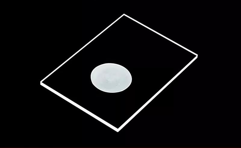 XRD Sample Holder with Groove, Compatible with Bruker Shimadzu Panalytical Rigaku Systems, Glass or Quartz Sample Slide for X-Ray Diffraction Testing (Rigaku50x35x1.6 sq groove20)