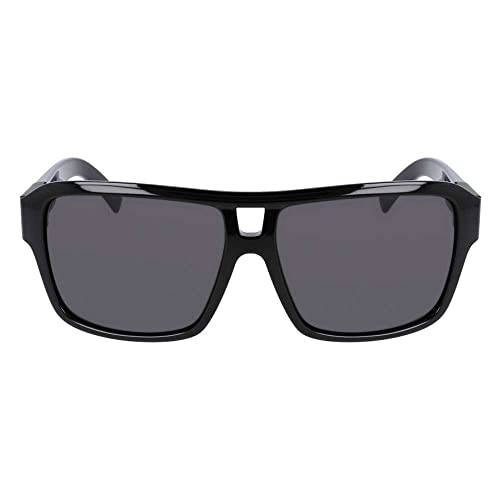 Dragon Mens The Jam Sunglasses - Shiny Black Frame | LL Smoke Polar Lens2