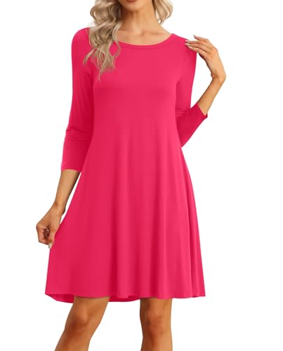 VIISHOW Womens Kikis Cosplay Dress Halloween Dresses with Pockets Peach Red X-Large