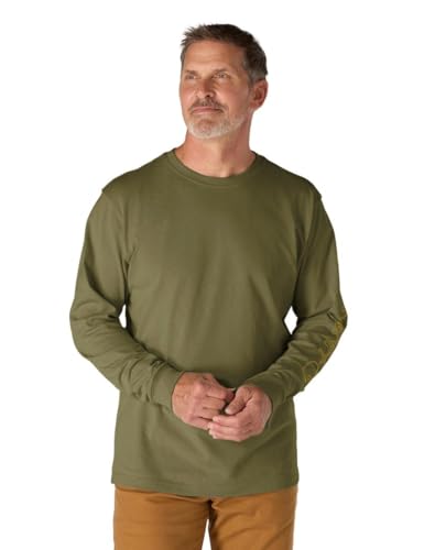 Image of Carhartt Men's Dearborn Loose Long-Sleeve Logo T-Shirt Closeout