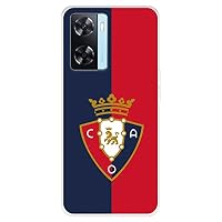 Custodia Ufficiale Real Madrid Per OPPO A57s | Cover In Silicone Flessibile Trasparente Con Stemma - 2