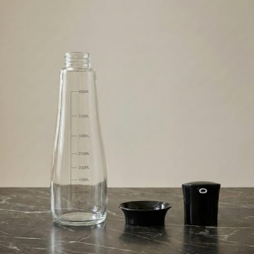Image of MUAC 400ml Glass Oil and Vinegar Dispenser Bottle for Pouring Olive Oil, Vinegar, Soya Sauce