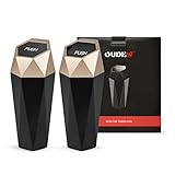OUDEW Car Trash Can with Lid - 2-Pack, Interior Accessories for Vehicles, Leakproof Garbage Can with 30 Detachable Trash Bags, Multipurpose Organizers and Storage Solutions for Home and Office