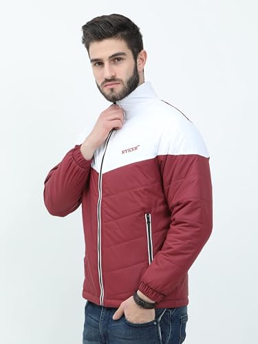 Image of Ryker Regular Fit Polyester Men's Jacket Full Sleeve Zipper Jacket for Men's
