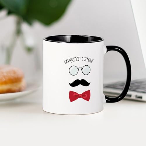 Mug de cerámica Gentleman Scholar 11 oz miniatura 4