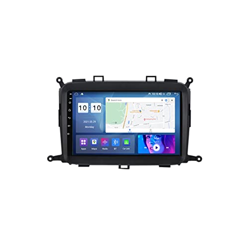 ADMLZQQ Android 11 GPS Navigation Car Stereo Radio, para KIA Carens 2013-2018 IPS Pantalla Táctil FM Enlace Espejo Controles del Volante Carplay Integrado+DSP,M200s8core2+32 Cover