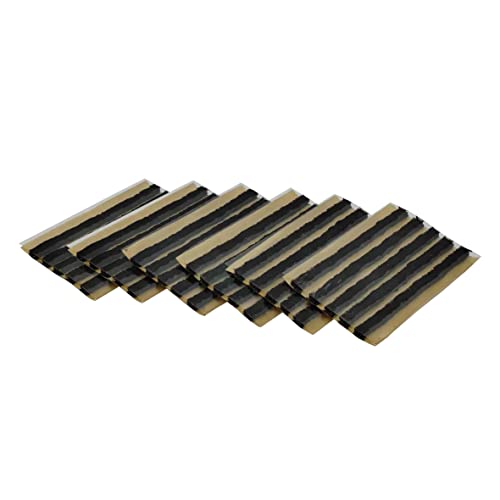 Image of Durable Rubber Strings (1 /4 inch x 4 inch, Black 30pcs) Tire Repair Plug Strips Kit for Tubeless Tires, Fits Car, Motorcycle, Truck, RV, ATV(TS-160D30)
