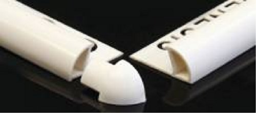 Genesis Tile Trim Corner Piece x 4 Soft White 10mm
