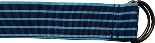 KVR Cotton Polyester Canvas Striped Double D Ring waist designer soft Belt for girls teen women ladies2