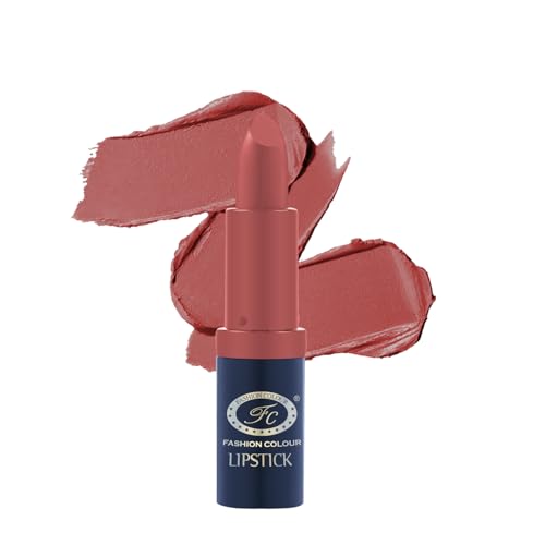 Image of FASHION COLOUR Fabulous Satin Matte | Long Stay Upto 6 Hrs | Waterproof | Smudge Proof and Lipstick for Women | Single Swipe Application | Matte Finish | 4g | Caramel