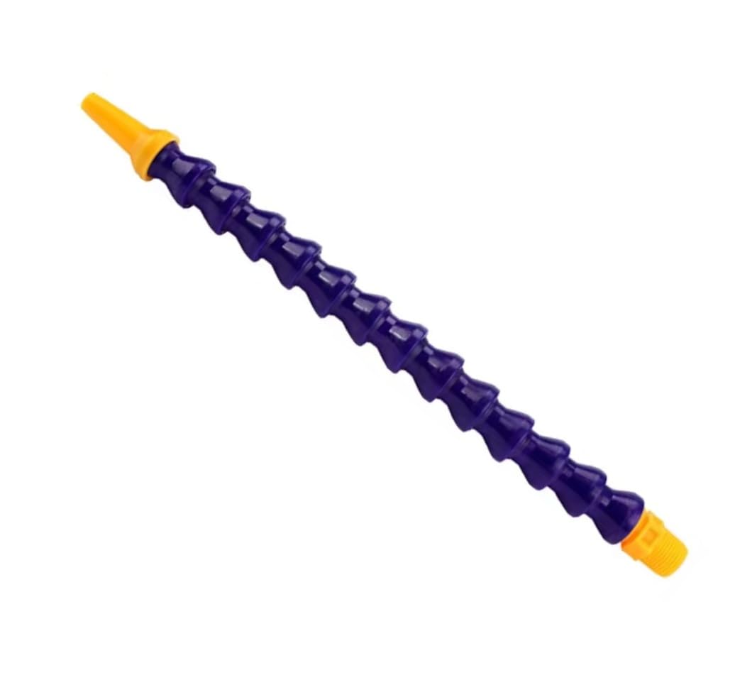 Plastic Flexible Cooling Tube,Water Oil Coolant Hose,1pcs 300~600mm Round Nozzle Flexible Pipes Without Switch 9.5~20mm for CNC Lathe Cooling Tube(Round 300mm Without Switch,9.5mm)