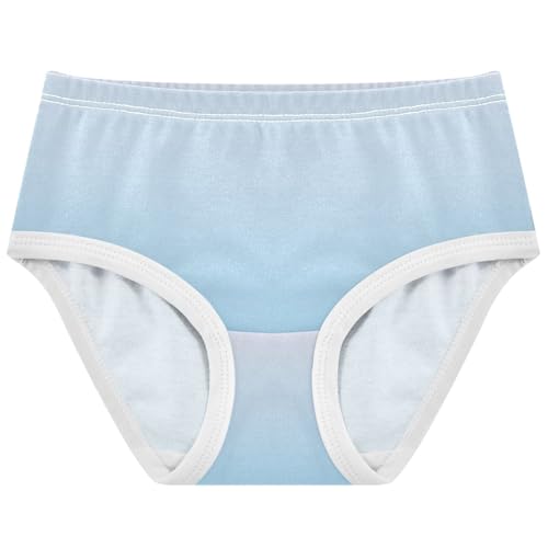 Cute Blue Gradient Girl Panties Cute Girls Underwear Toddlers Cotton Animal Undies Kids Briefs 2t