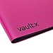 Vault X 9 Pocket Trading Card Strap Binder, 360 Cards, Standard, 20 Side-Loading Pages, TCG (Pink)