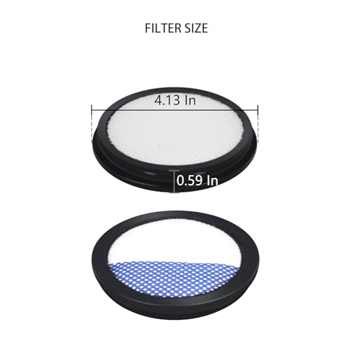 Replacement Filter for Eureka RapidClean Pro Cordless Stick Vacuum (2-Pack)