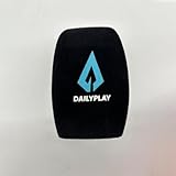 Customized Logo on Microphone Foam Cap Windscreens Handhold Mic Foam Covers Windshields with Logo Printed for TV Interview Broadcast Radio Station Microphone (Black)